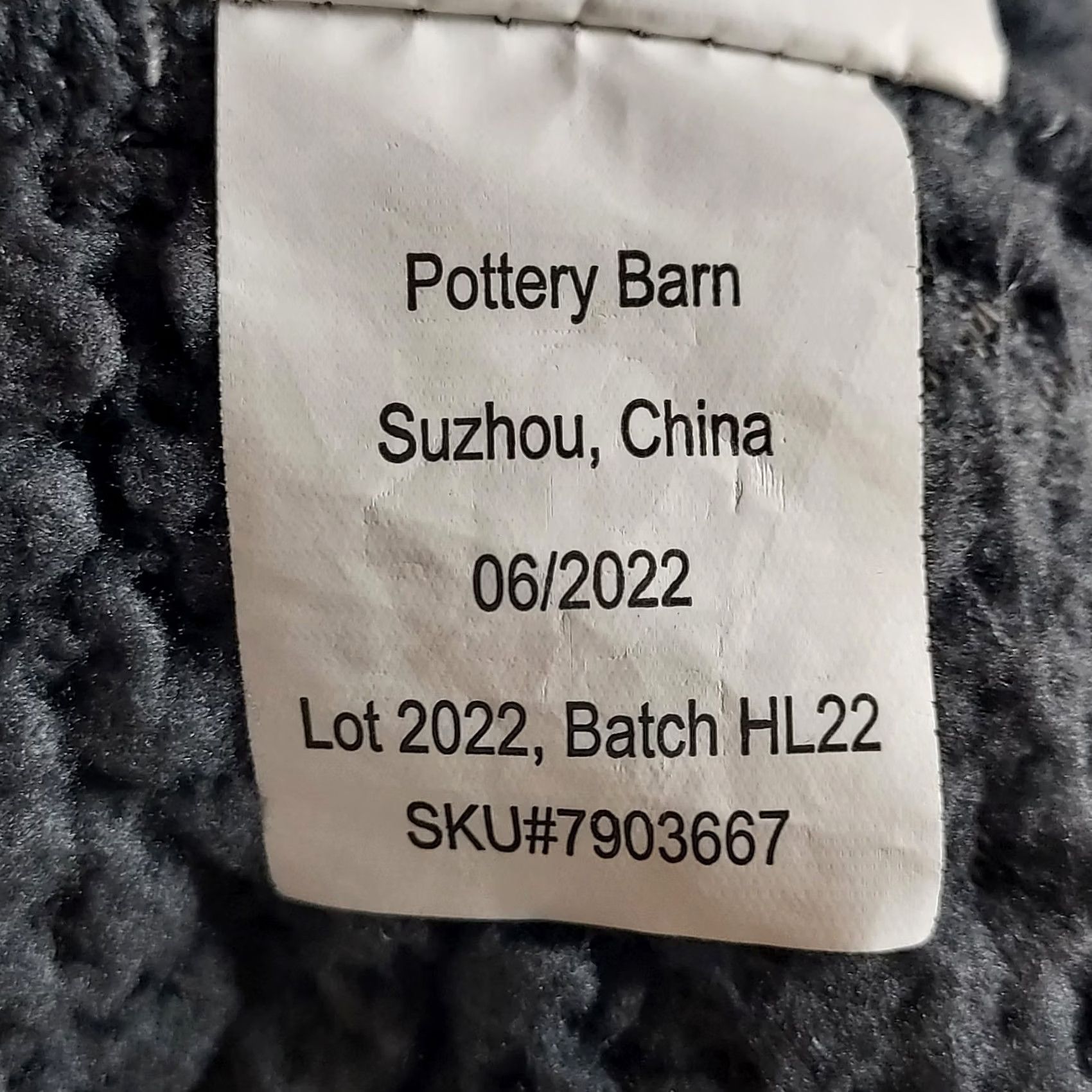 Vintage Pottery Barn Robe Bathrobe Sherpa Plush Medium Gray Polyester Mens Womens Unisex Long Sleeve Belted Tie Winter Size ONE SIZE - 7 Thumbnail