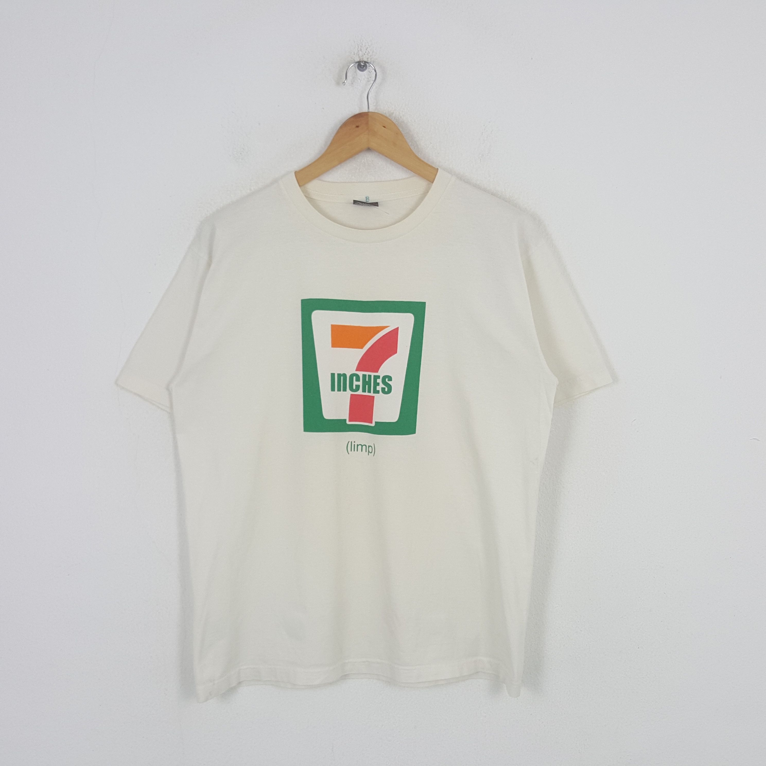 Vintage Vintage 7 Eleven Parody 7 inches Limp Tshirt C299N33 Size US M / EU 48-50 / 2 - 1 Thumbnail