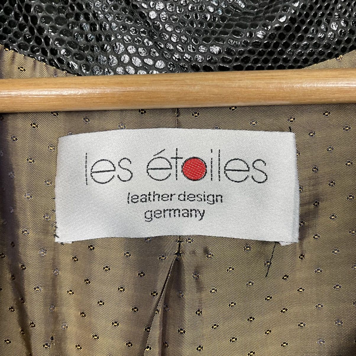 Other Les Etoiles Germany Design Leather Jacket Size L / US 10 / IT 46 - 15 Thumbnail