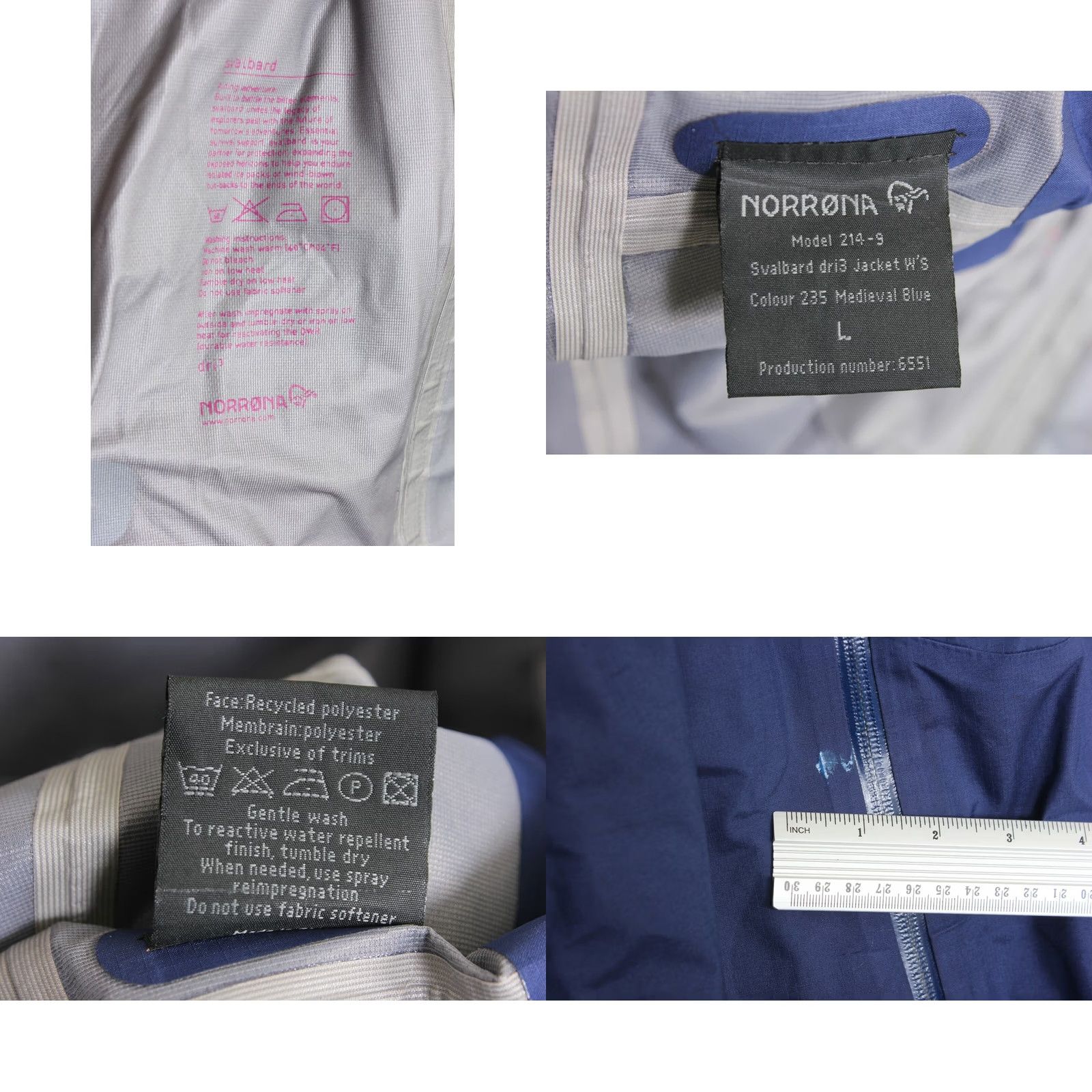 Vintage NORRONA SVALBARD DRI3 Hooded Jacket Women Size L Medieval Blue Hoodie Jacket Women L Blue Size L / US 10 / IT 46 - 8 Thumbnail