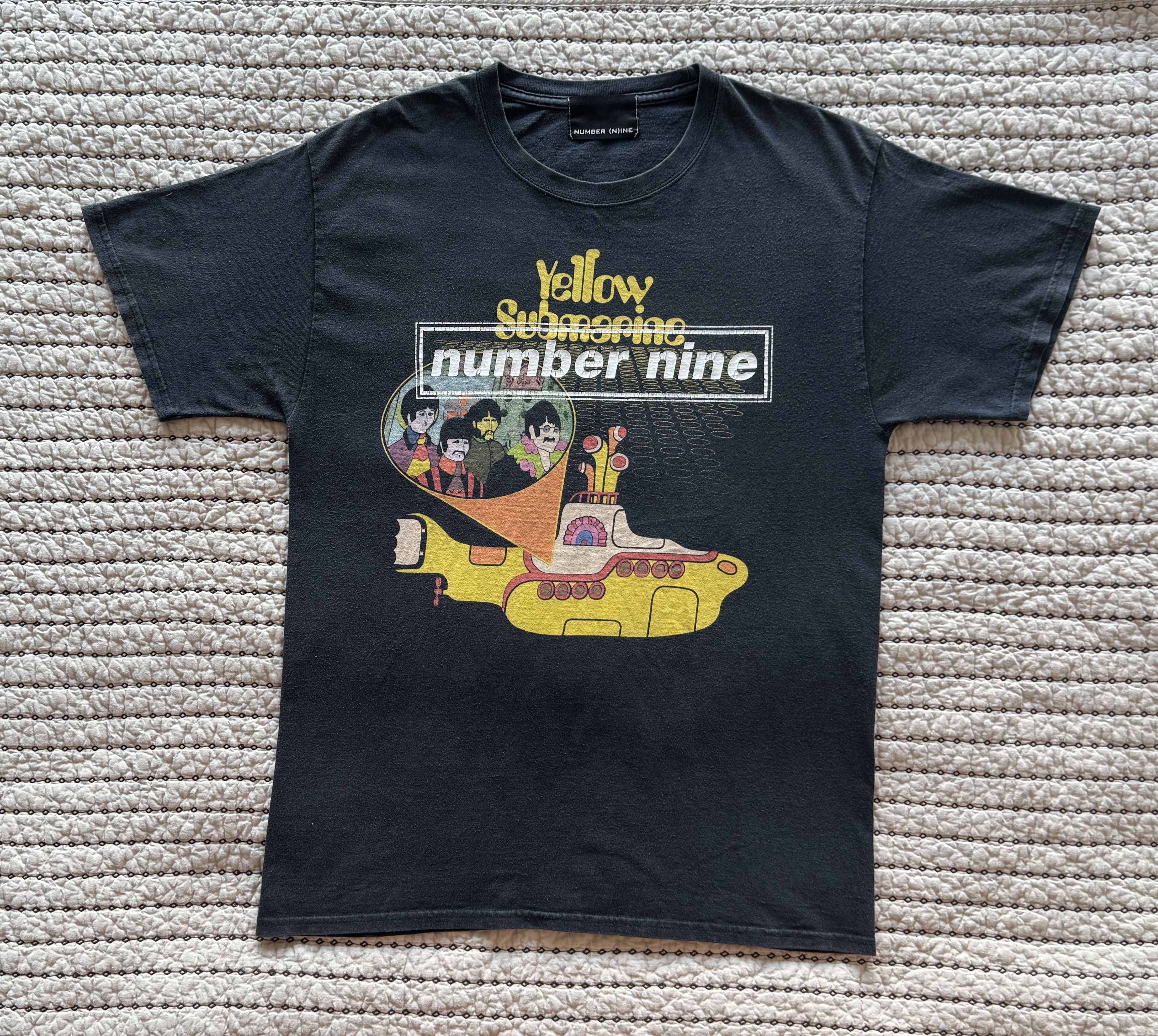 NUMBER (N)INE X NANO UNIV YELLOW SUBMARINE REMAKE T-SHIRT
