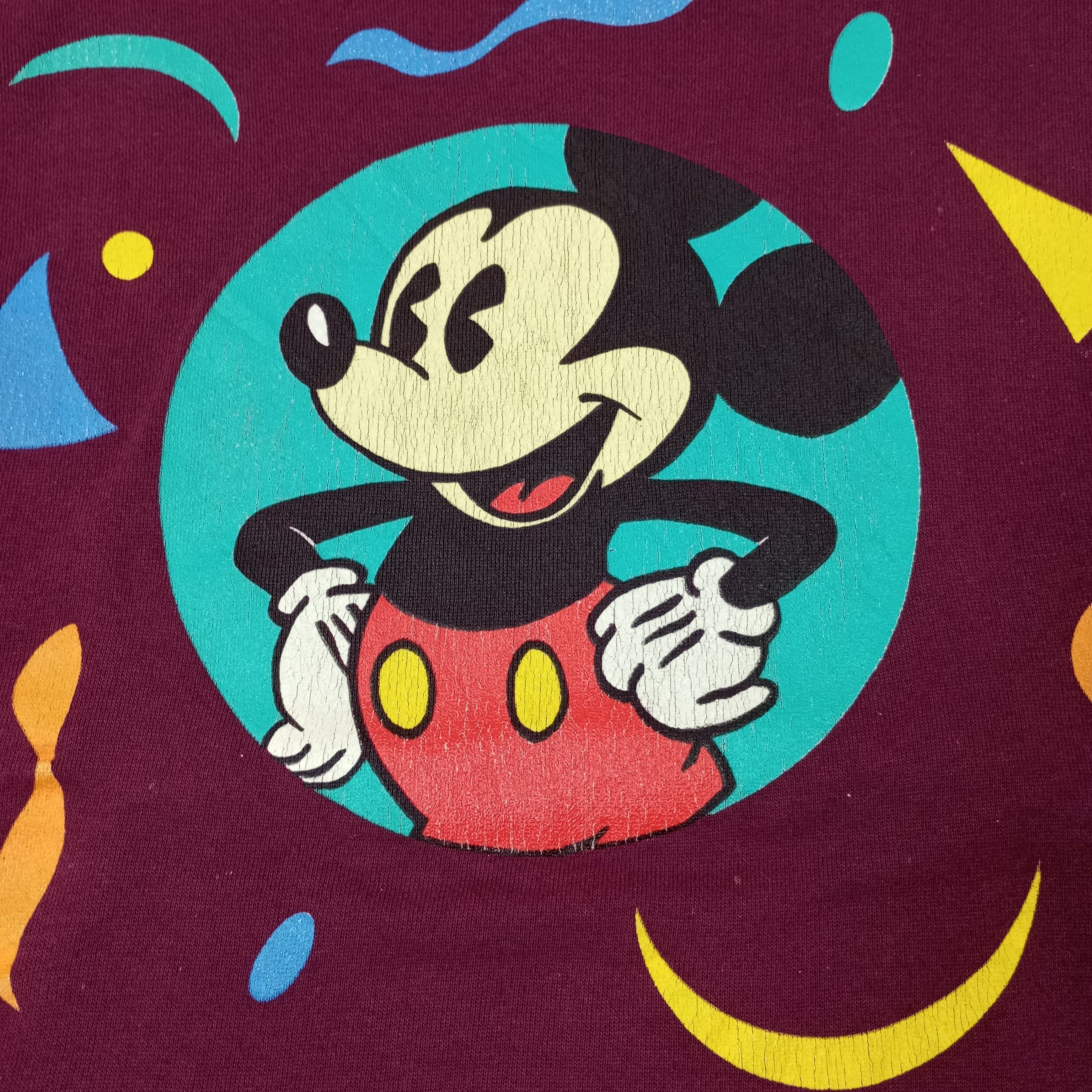Vintage Mickey Mouse Disney Vintage Sweatshirt c255n18 Size US M / EU 48-50 / 2 - 2 Thumbnail