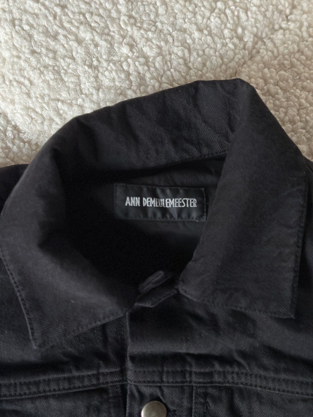 Ann Demeulemeester Ann Demeulemeester Micro Fit Denim Jacket Size XS / US 0-2 / IT 36-38 - 6 Thumbnail
