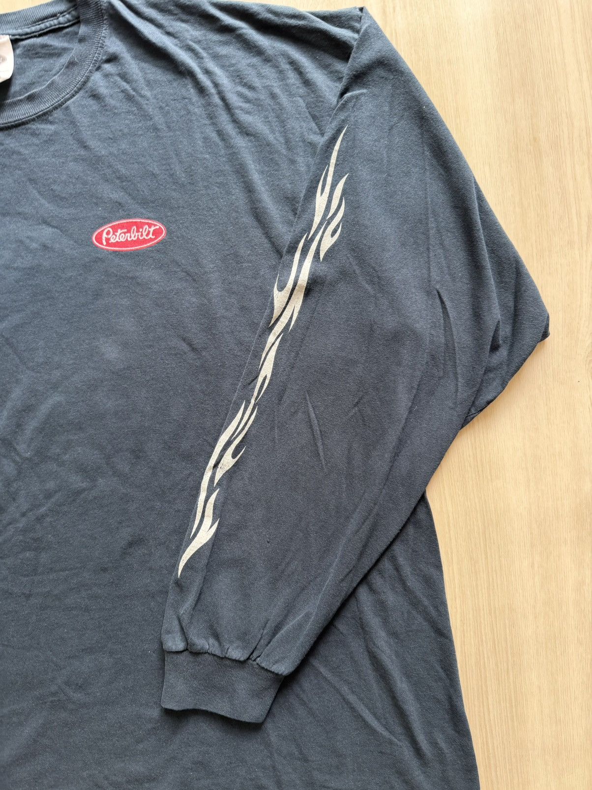 Vintage Vintage Y2K Peterbilt Long Sleeve Sz 2XL Tribal Flames Size US XXL / EU 58 / 5 - 3 Thumbnail