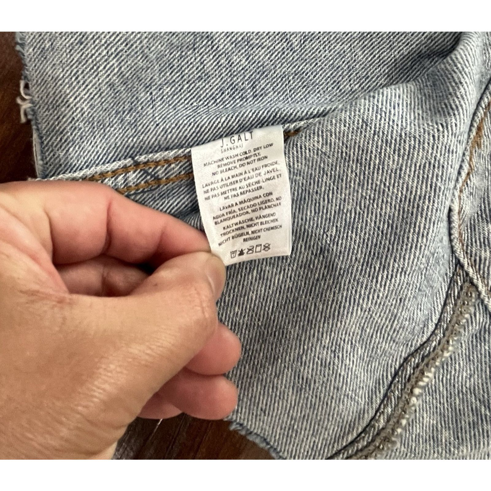 Pacsun Pacsun J.Galt Jean Jacket Womens Blue Denim raw Hem med Size M / US 6-8 / IT 42-44 - 3 Thumbnail