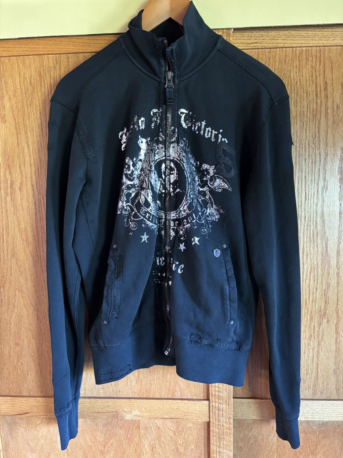 Triple 5 Soul Y2K Distressed Hoodie Size US M / EU 48-50 / 2 - 1 Thumbnail