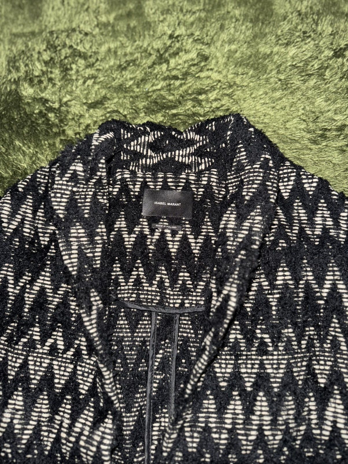 Isabel Marant [40] Isabel Marant One-Button Jacquard Elise Coat Size M / US 6-8 / IT 42-44 - 3 Thumbnail