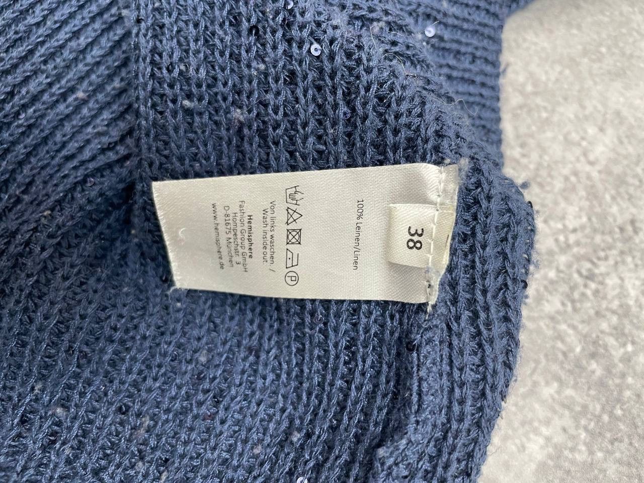 Other Hemisphere Women Linen Knit Vest Sleeveless Blue Size M Size M / US 6-8 / IT 42-44 - 5 Thumbnail