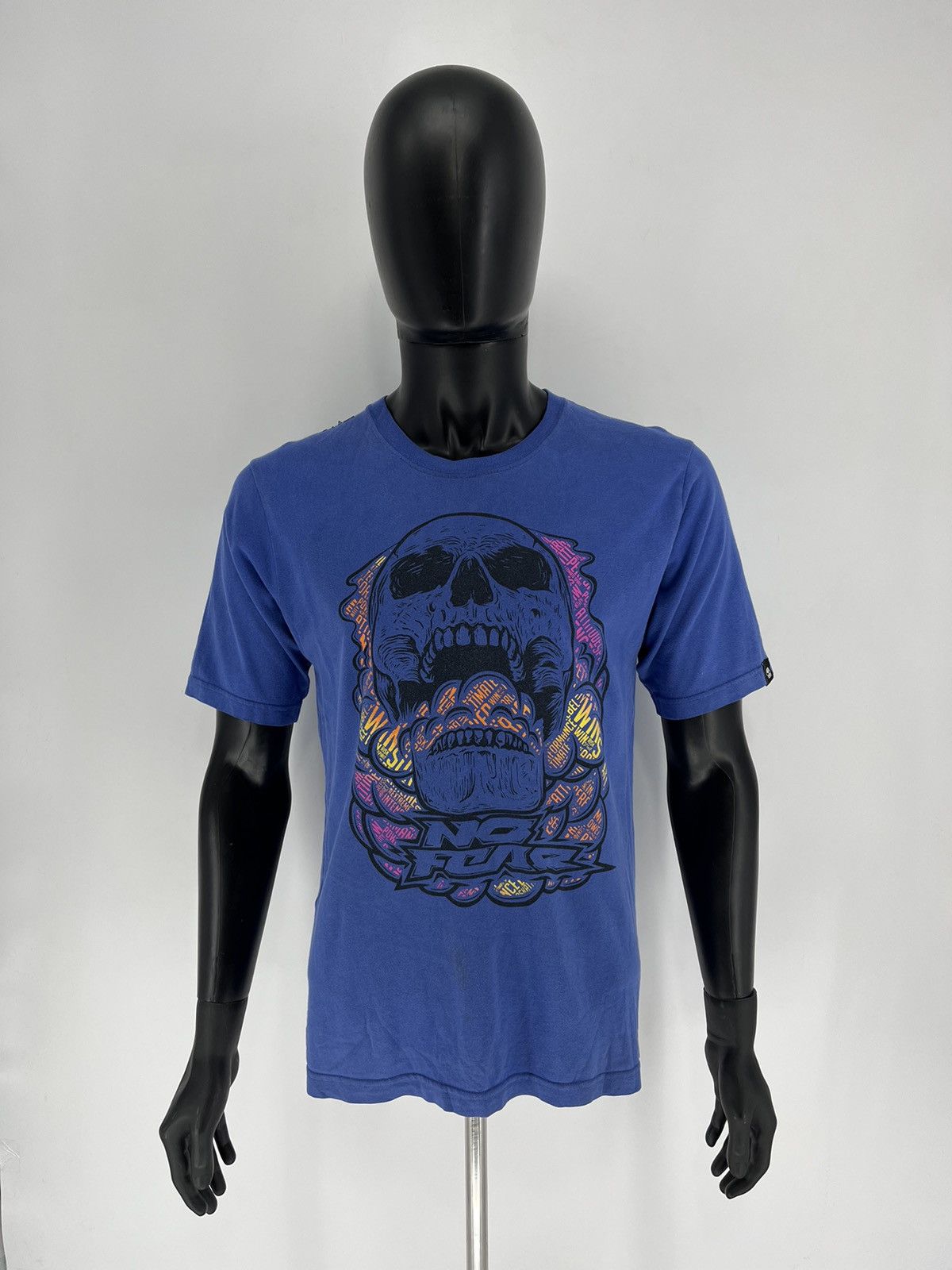 No Fear × Vintage Vintage Big Skull Logo No Fear Y2K T-shirt Size US S / EU 44-46 / 1 - 3 Thumbnail