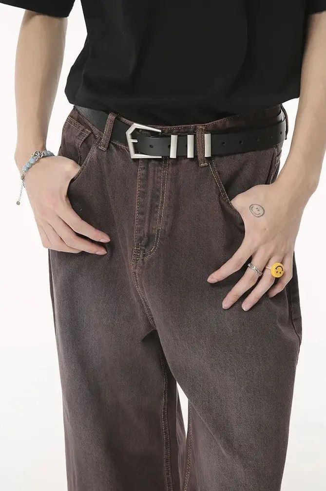 Japanese Brand Vintage Baggy Jeans Straight Pants Street Style Casual Size US 32 / EU 48 - 4 Thumbnail