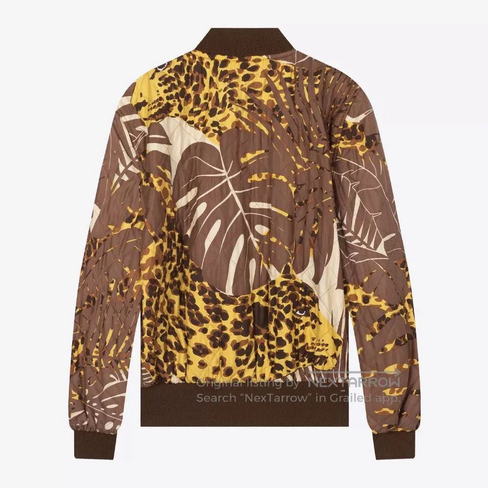 Saint Laurent Paris Saint Laurent Leopard Print Quilted Bomber. Size US S / EU 44-46 / 1 - 2 Thumbnail