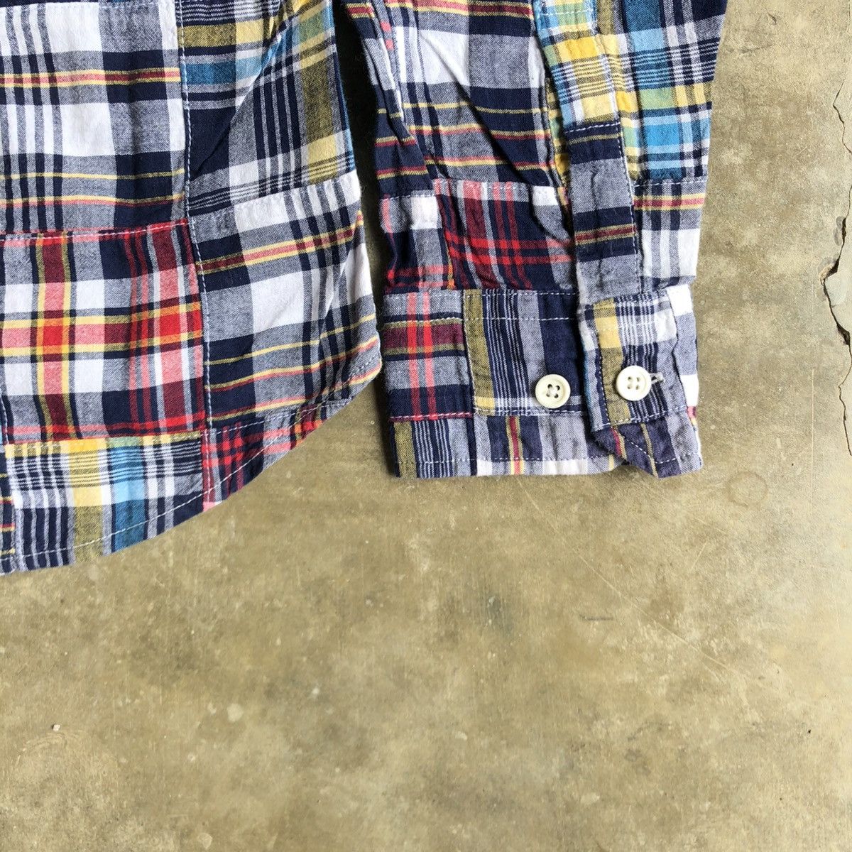 Sugar Cane 2000s Onboard Patchwork Madrass Shirt Japanese Kapital Style Size US S / EU 44-46 / 1 - 9 Thumbnail