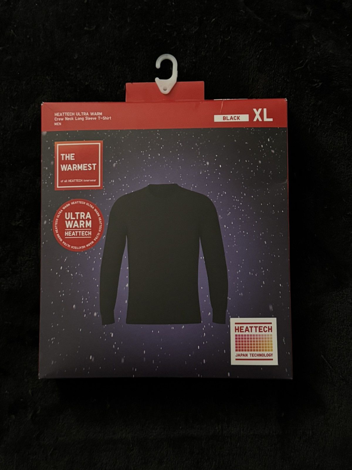 Uniqlo Uniqlo black Heattech ultra warm long sleeve crewneck tshirt Size US XL / EU 56 / 4 - 3 Thumbnail
