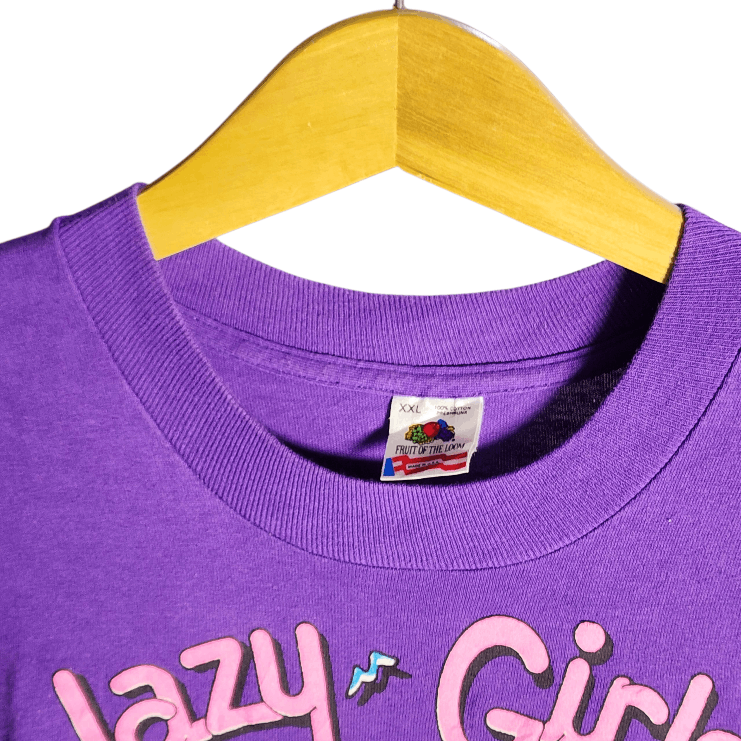 Vintage Vintage 1990 Lazy Girls Beach Club Atlantic City tees Fotl Size US XXL / EU 58 / 5 - 5 Thumbnail
