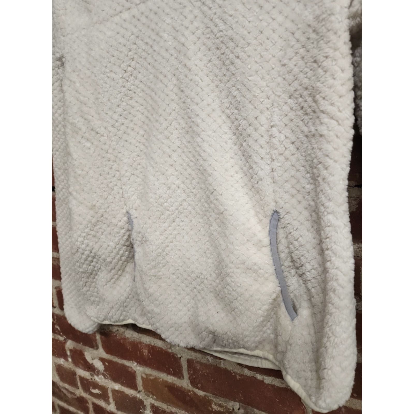 Eddie Bauer VINTAGE Eddie Bauer Womens White Fleece Pullover Sweater 1/4 Button Up Size Small Size S / US 4 / IT 40 - 5 Thumbnail