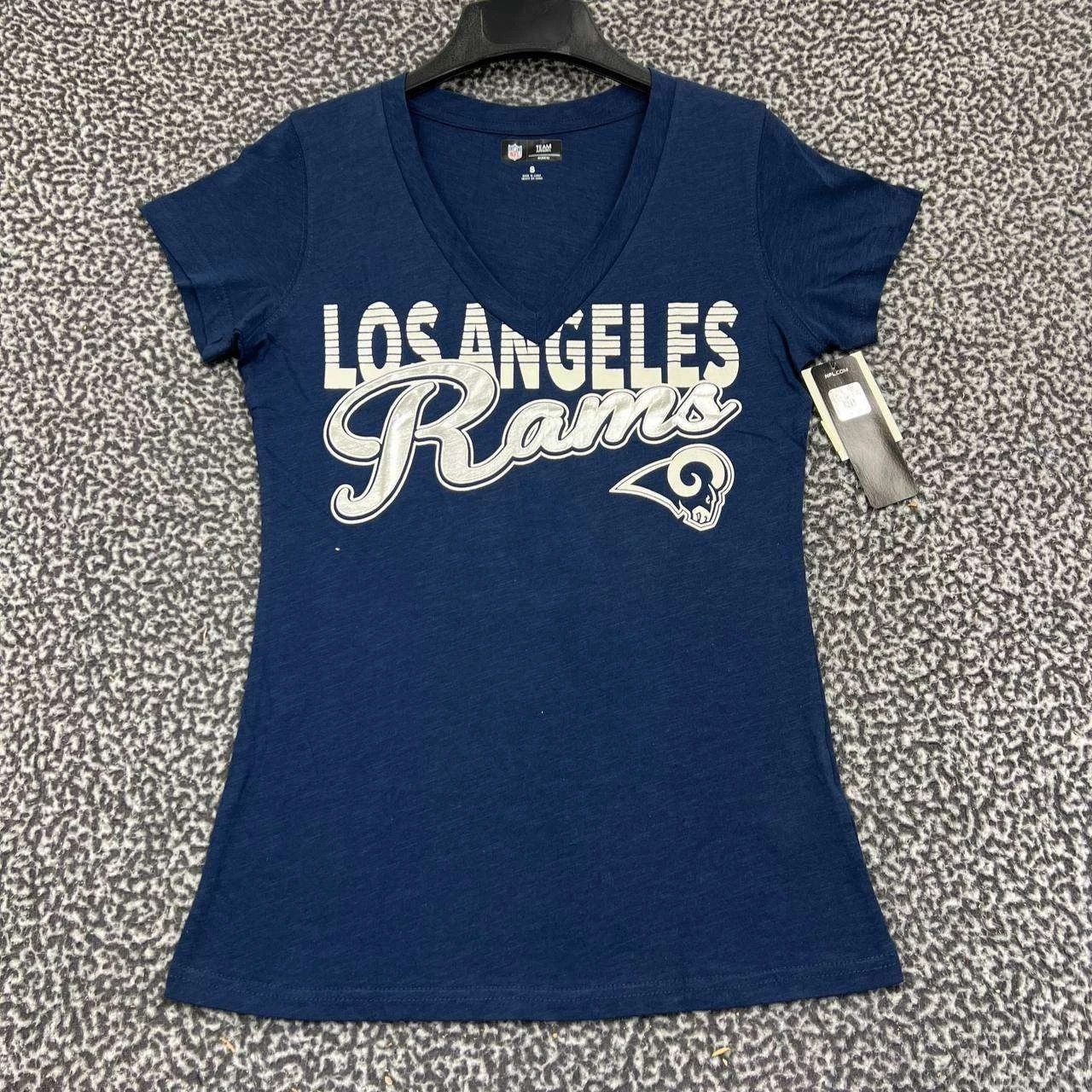 G-III Los Angeles LA Rams Shirt Women G-III Short Sleeve V-Neck S Size S / US 4 / IT 40 - 1 Thumbnail