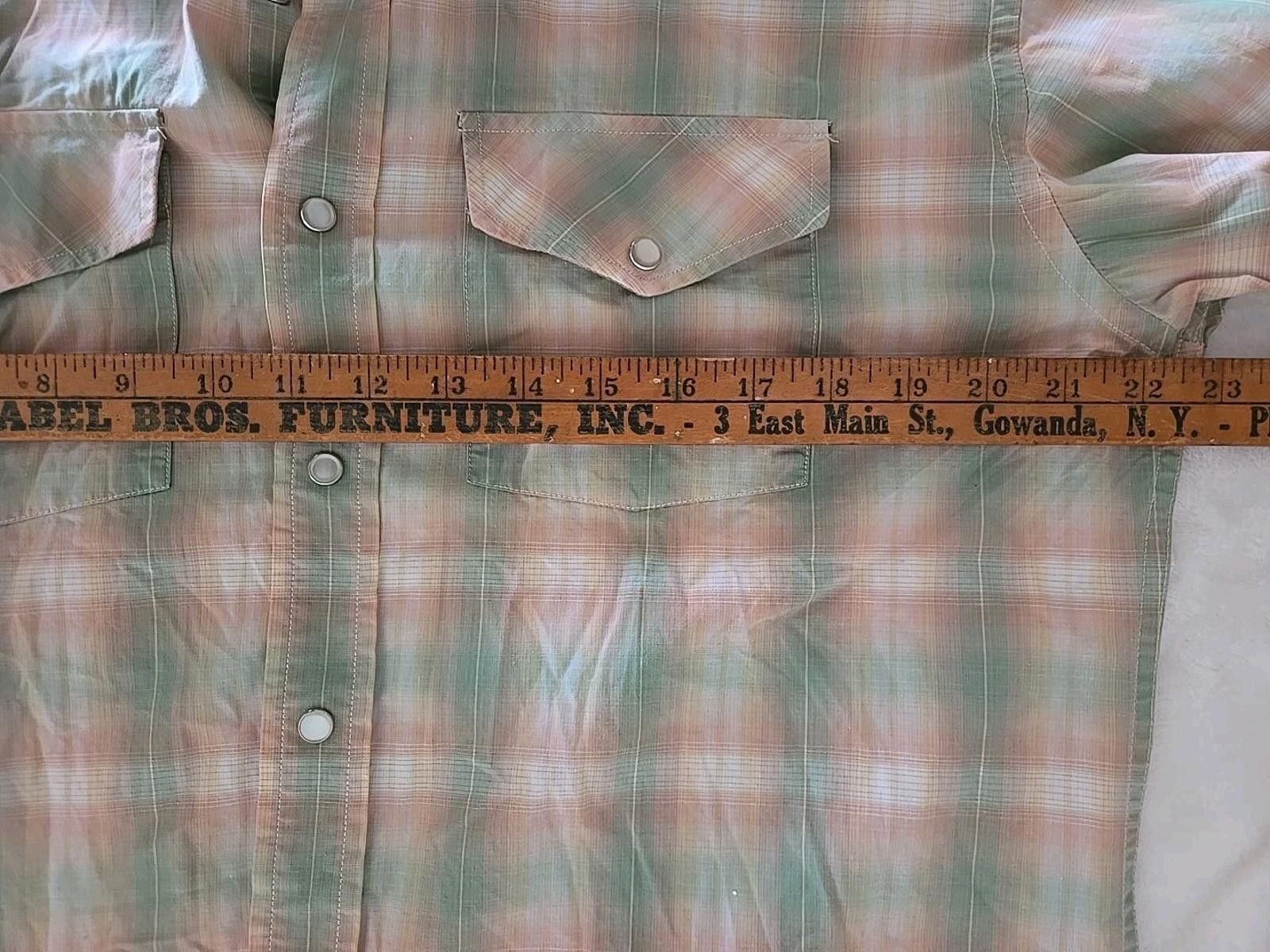 Pendleton Pendleton Men's M Rancher Western Shirt Pearl Snap Plaid LS Size US M / EU 48-50 / 2 - 3 Thumbnail