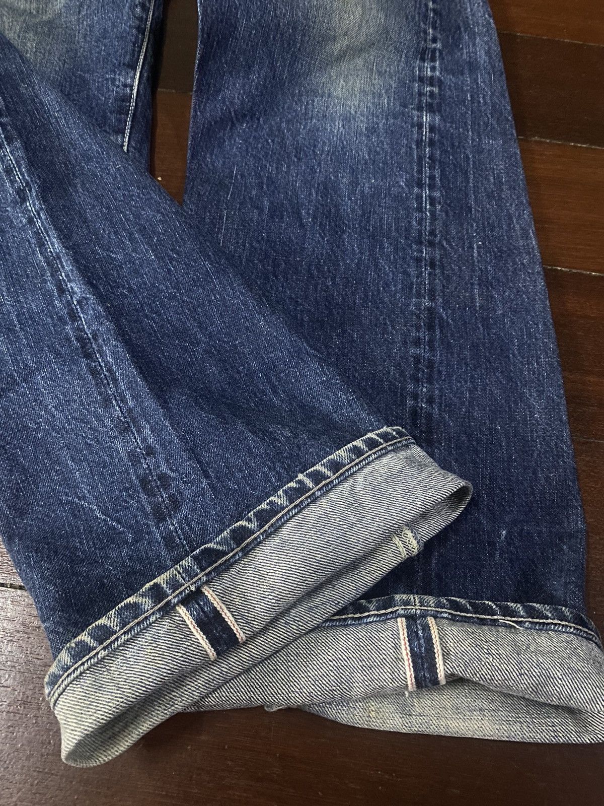 Studio D'Artisan Studio D’Artisan embroide og design Art Selvedge Denim faded Size US 32 / EU 48 - 22 Thumbnail