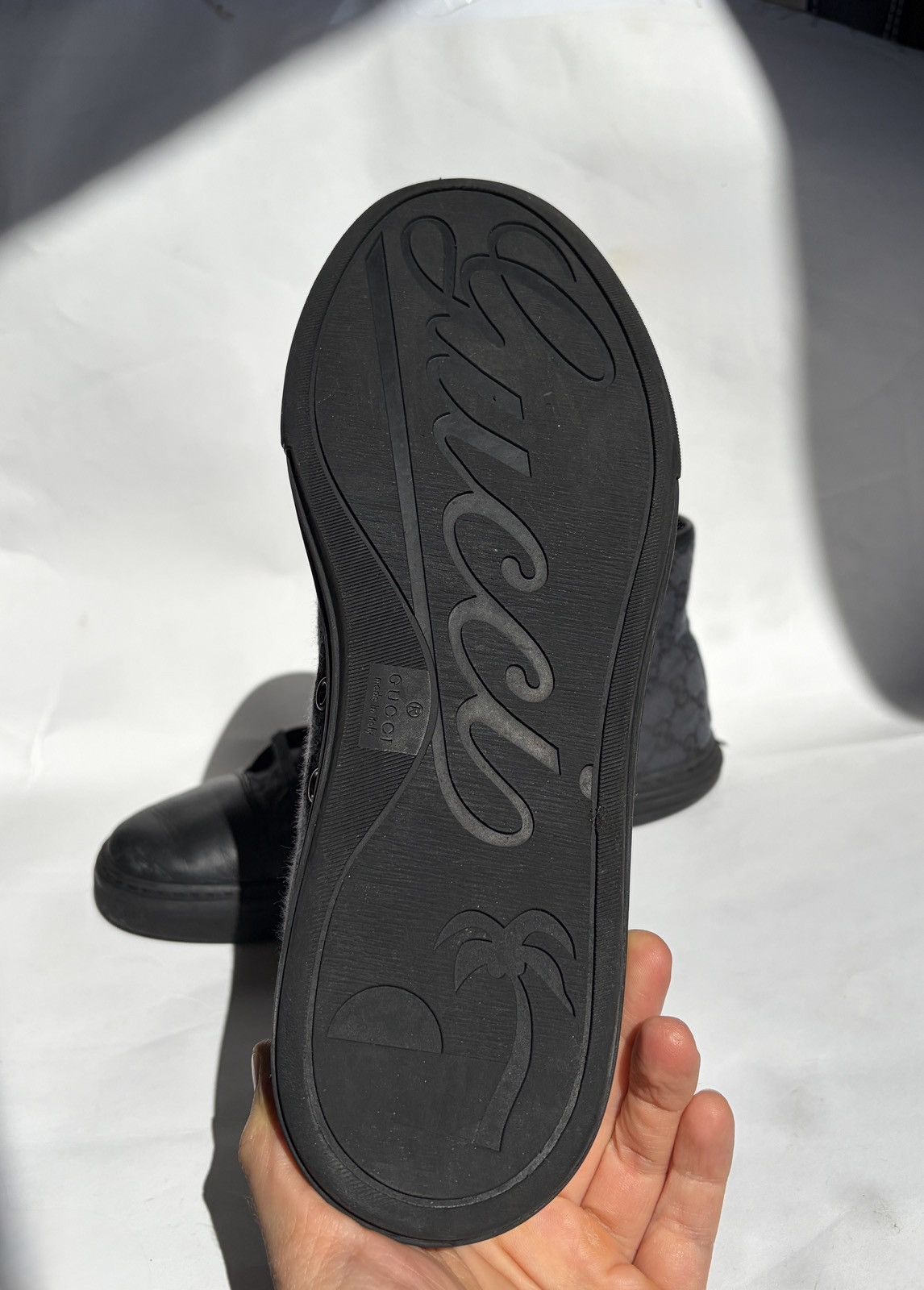 Gucci Gucci GG Monogram High-top Sneakers Size US 8 / EU 41 - 13 Thumbnail