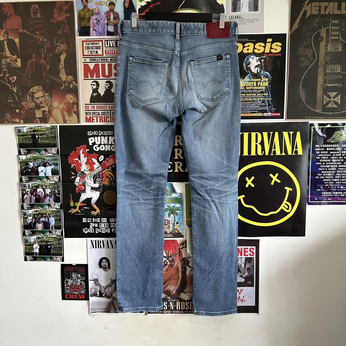 Edwin Vintage Edwin Jerseys Japanese Nice Honeycomb Design Denim Size US 32 / EU 48 - 9 Thumbnail