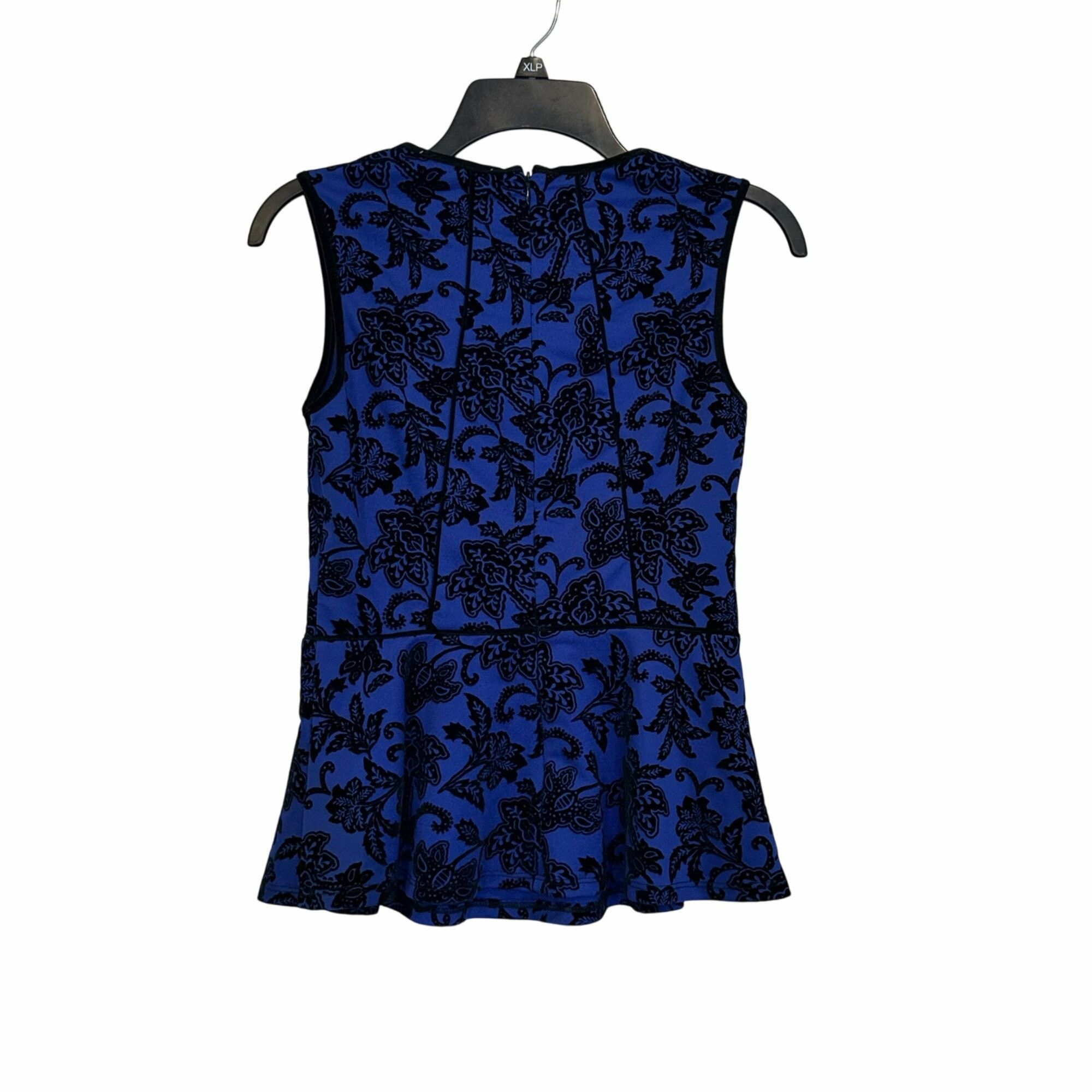 Other ✨Under Skies Size S Women's Elegant Blue & Black Floral Slee Size S / US 4 / IT 40 - 2 Thumbnail