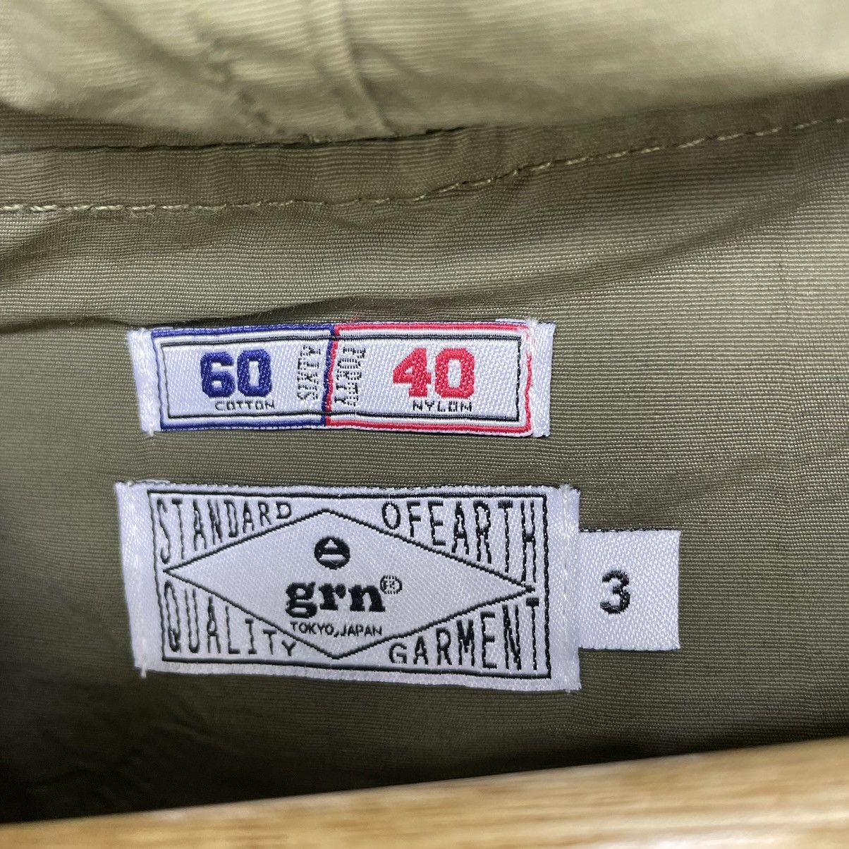 45rpm 💥Japanese Brand GRN Standard Of The Earth Hooded Size US M / EU 48-50 / 2 - 4 Thumbnail