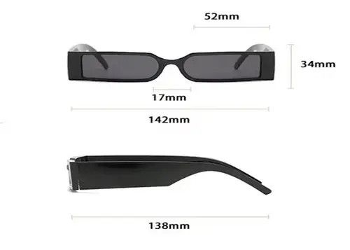 Designer × Electric Visual Retro square sunglasses Size ONE SIZE - 3 Thumbnail