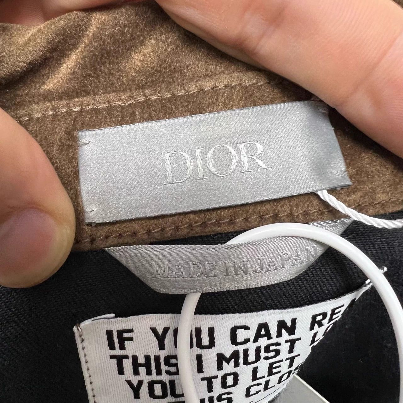 Dior DIOR x TS Embroidered Suede Brown Jacket Size US M / EU 48-50 / 2 - 3 Thumbnail