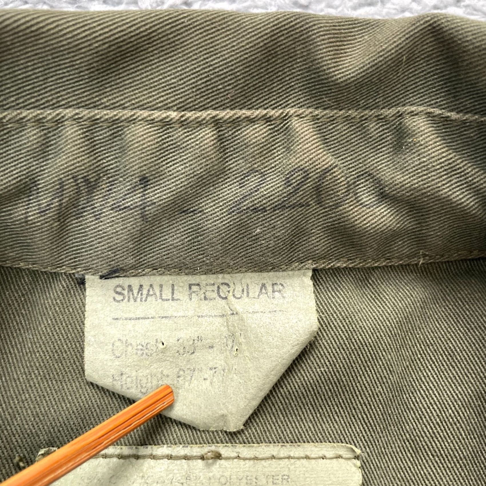 Vintage VINTAGE Ultra Force Shirt Mens Small Green Military Denim Army Utility Altered Size US S / EU 44-46 / 1 - 4 Thumbnail