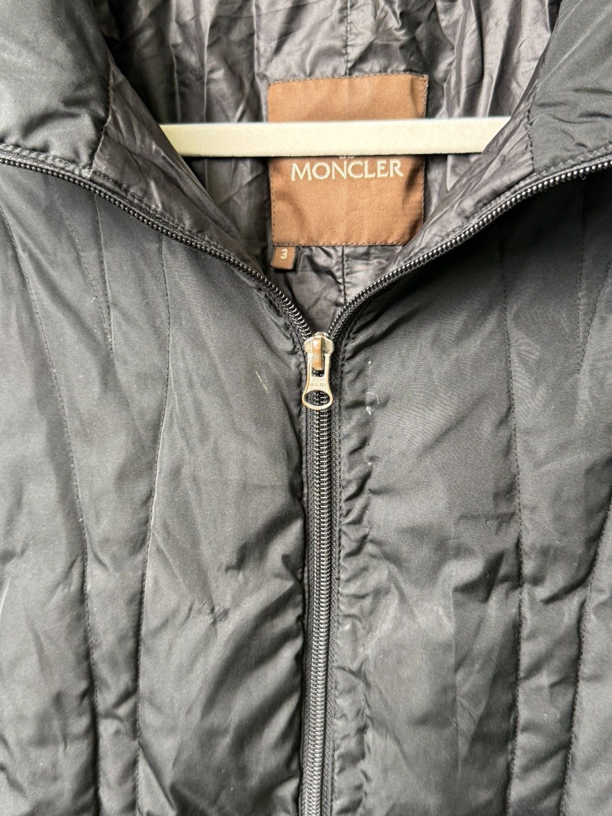 Moncler Vintage Moncler Long Down Puffer Coat Black Size 3 Women’s Size L / US 10 / IT 46 - 7 Thumbnail