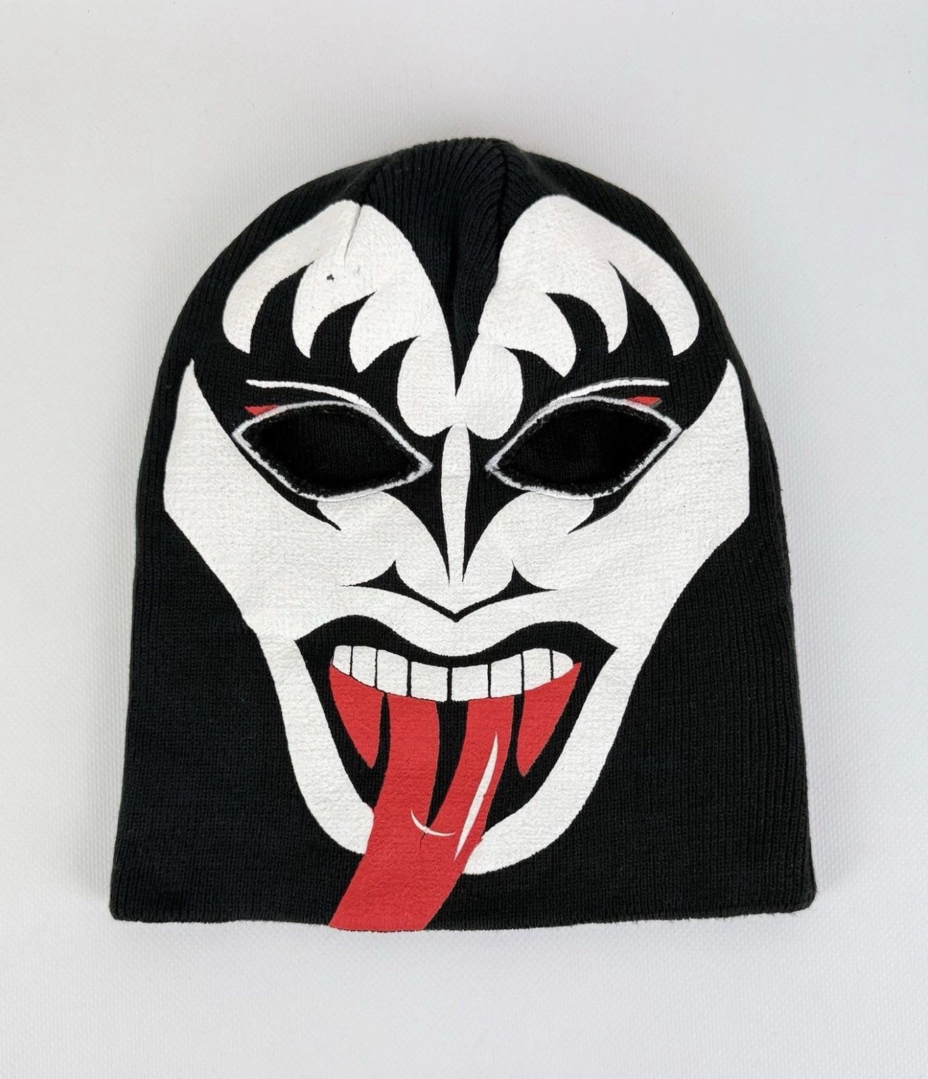 KISS Official Kiss Beanie The Demon German Logo Knit Hat Black Size ONE SIZE - 1 Thumbnail