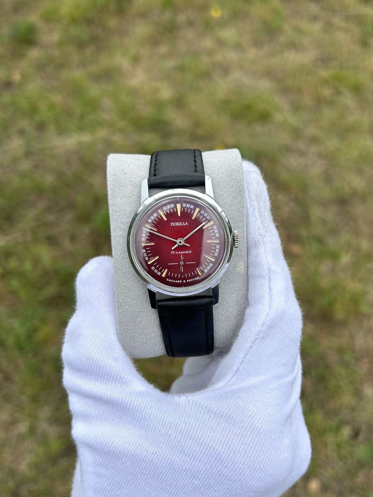 Vintage Vintage Watch Pobeda Retro Authentic Mechanical 1990s Size ONE SIZE - 11 Thumbnail