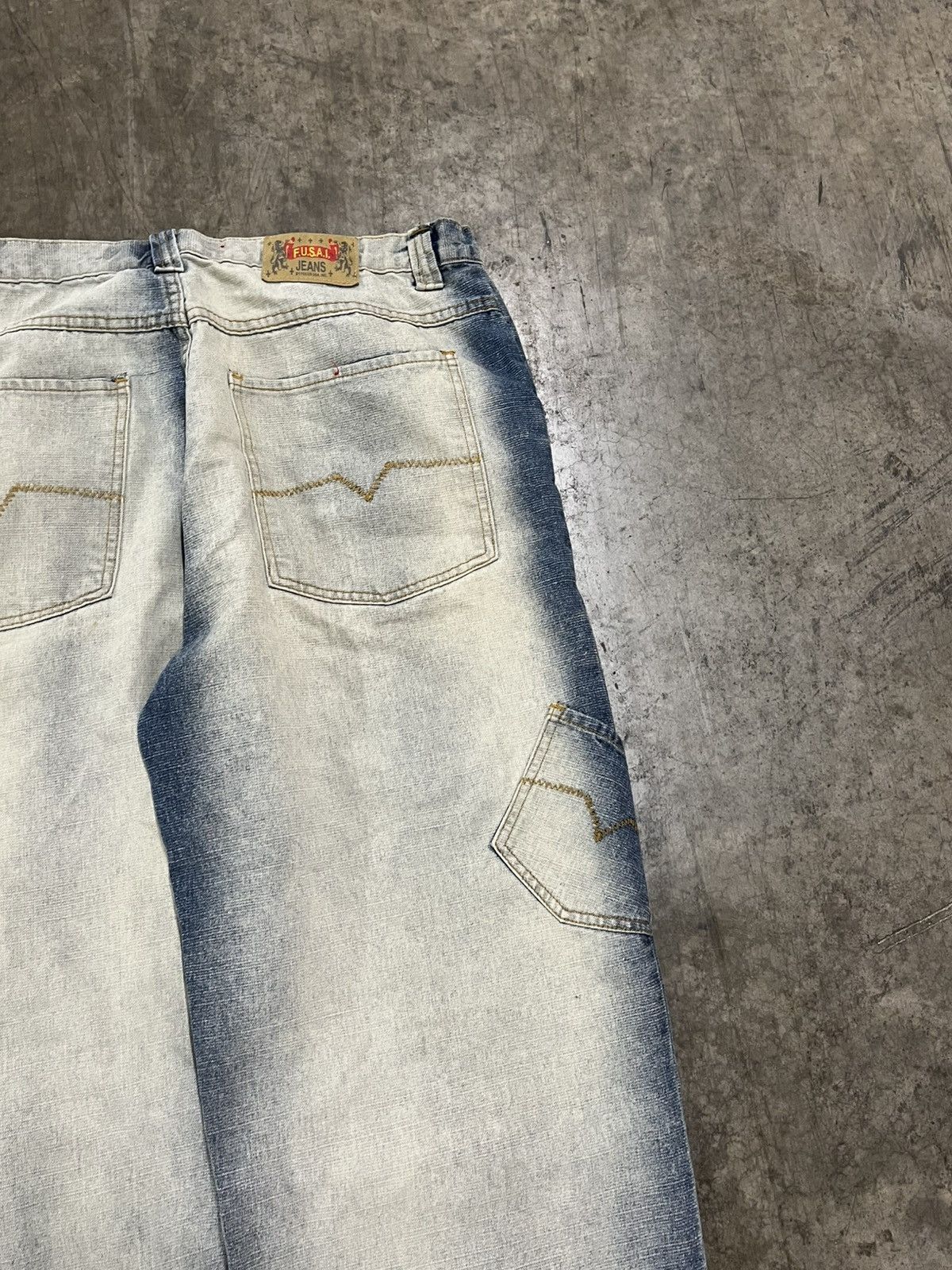 Southpole × Vintage Y2K faded wash baggy fit wide leg denim southpole Jnco rare Size US 34 / EU 50 - 12 Thumbnail