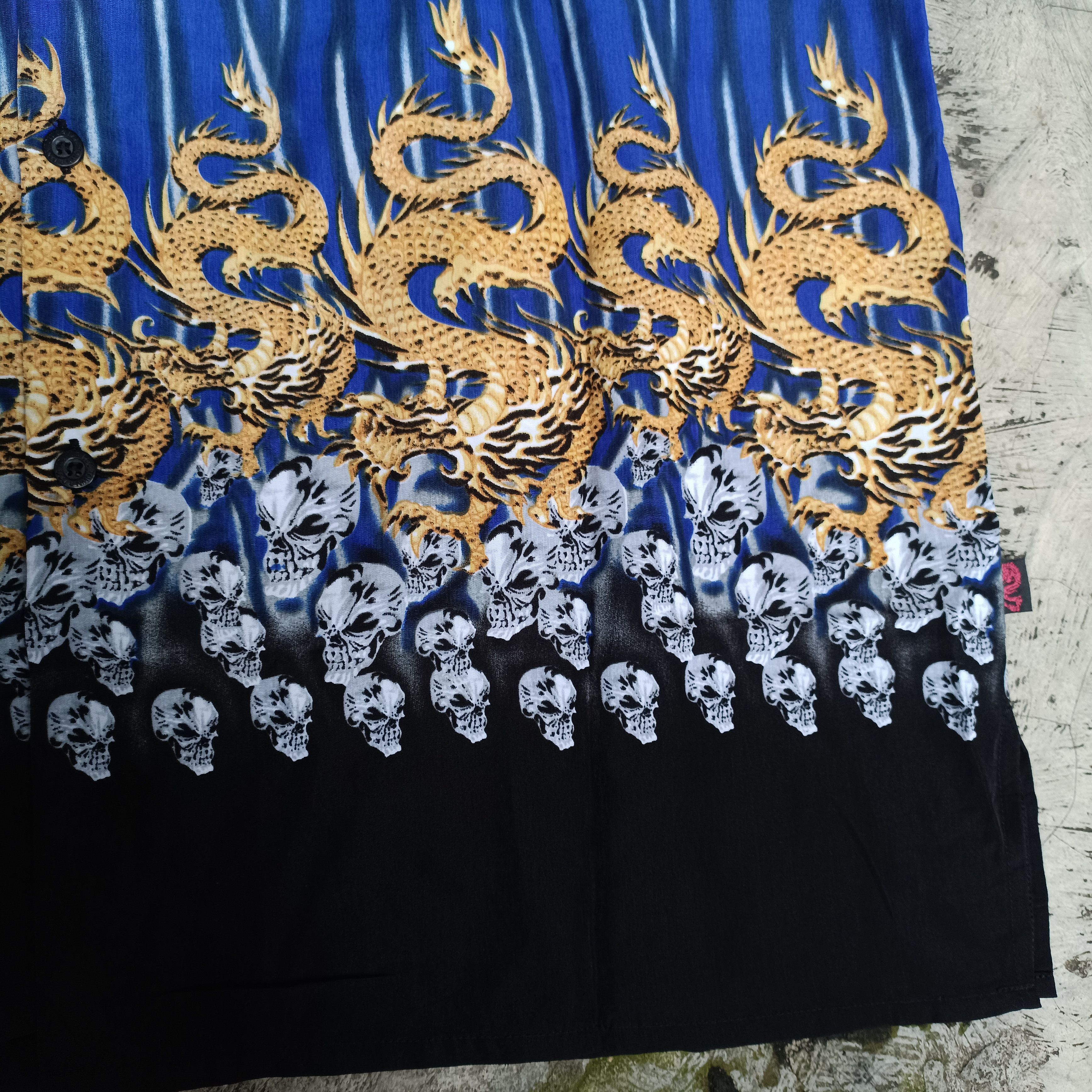 Vintage Vintage Dog Town Hawaiian Shirt Rockabilly Design Low Rider Size US XL / EU 56 / 4 - 5 Thumbnail