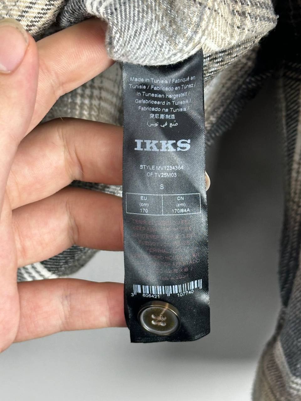 IKKS Luxury IKKS Plaid Long Sleeve Flannel Shirt Size S Size US S / EU 44-46 / 1 - 9 Thumbnail