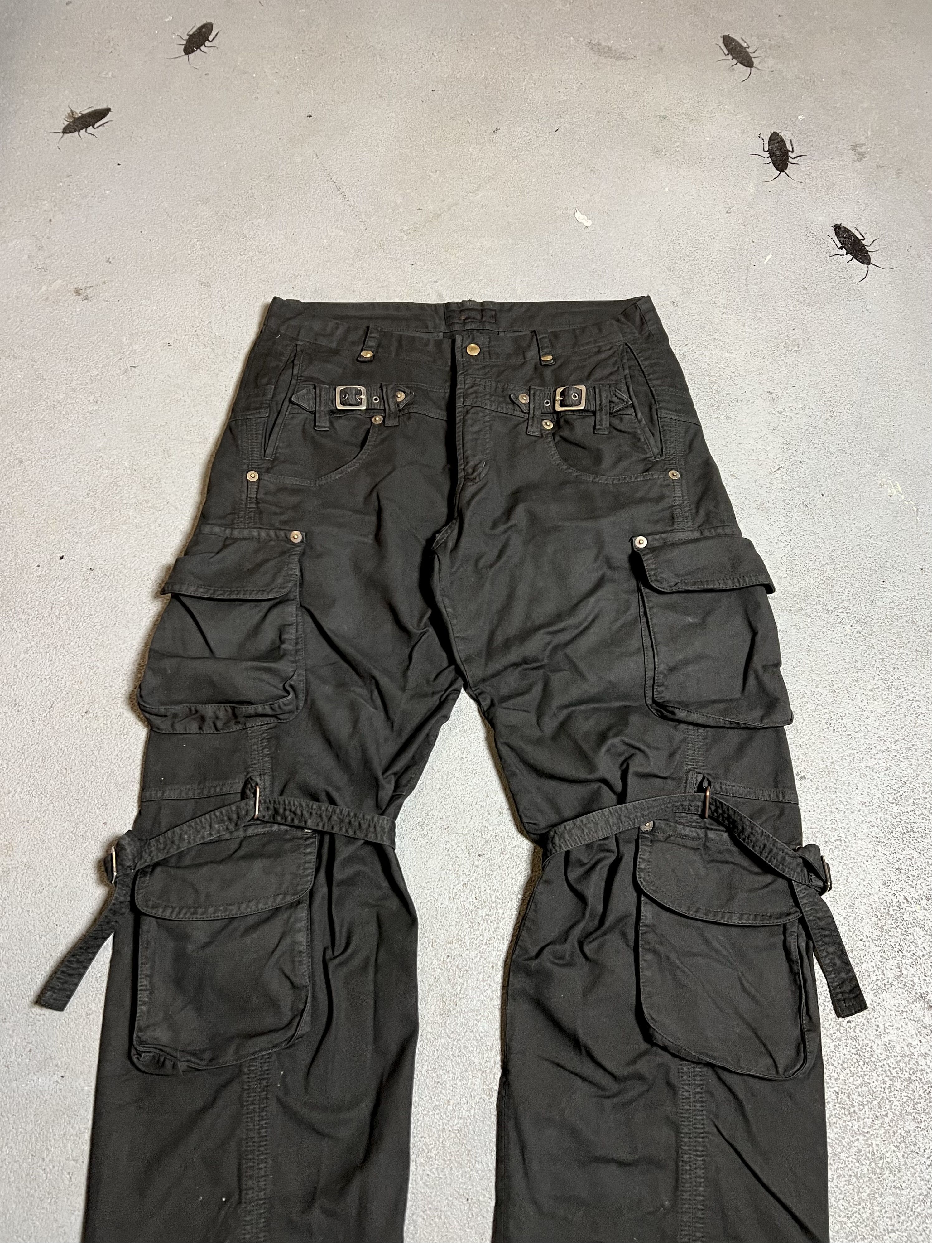 Japanese Brand × Junya Watanabe × Kiminori Morishita Archive Kiminori Morishita multi-pocket bondage cargo pants. Size US 33 - 2 Thumbnail