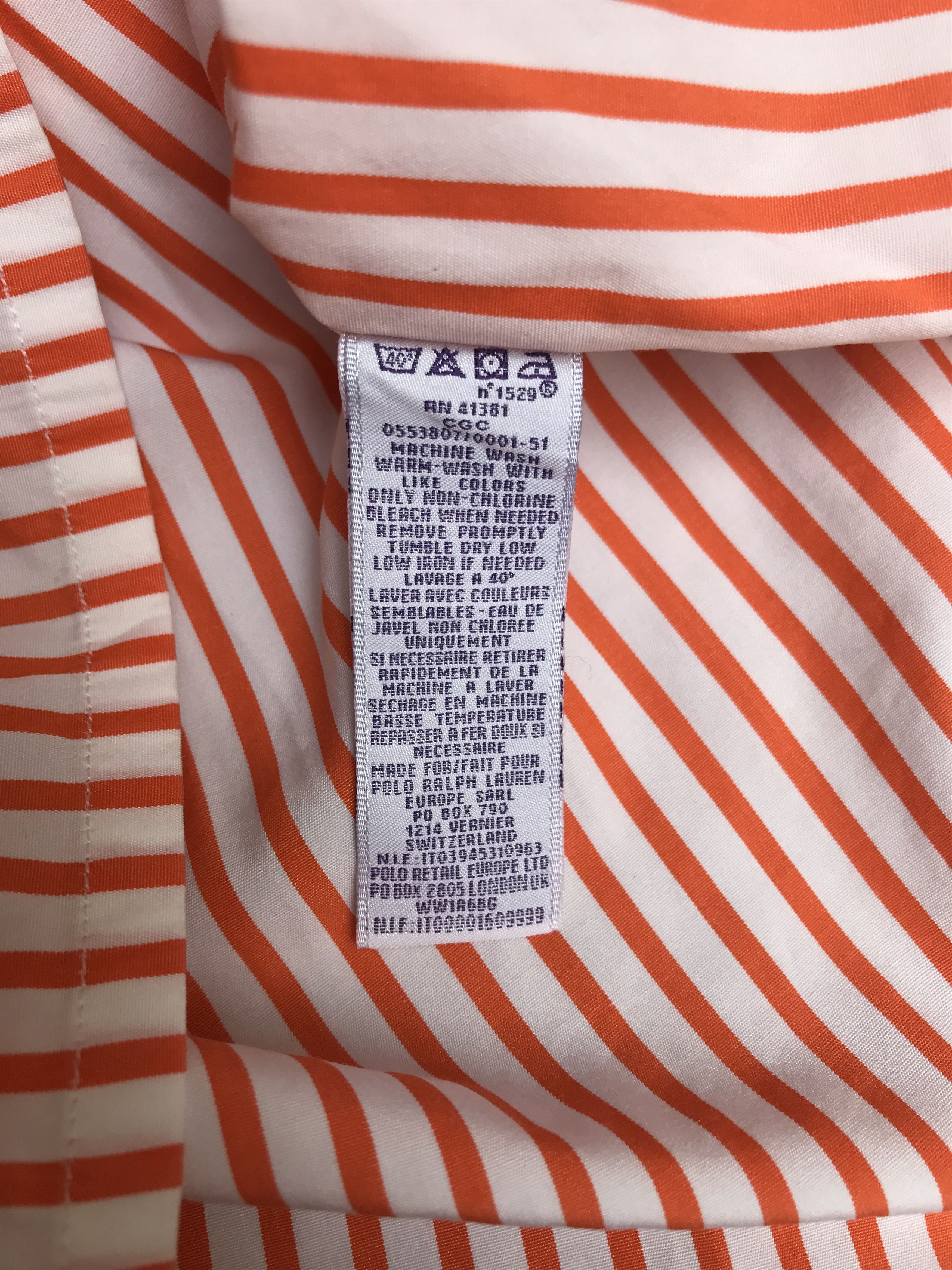 Ralph Lauren Purple Label RALPH LAUREN PURPLE LABEL STRIPED BUTTON UP Size US S / EU 44-46 / 1 - 10 Thumbnail