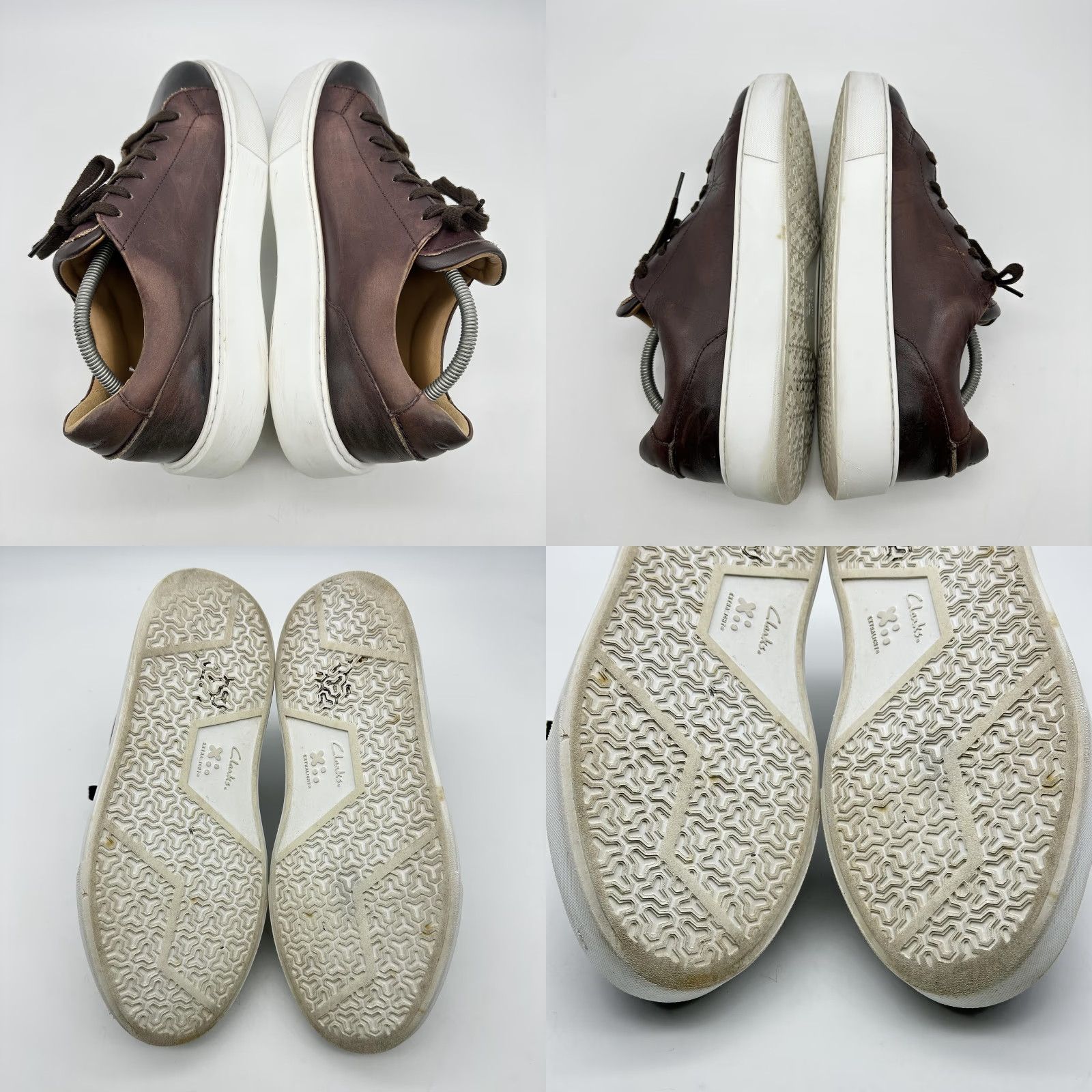 Clarks Clarks Hero Lite Lace Mens Size 11 M Brown Leather Low Top Casual Comfort Shoe Size US L / EU 52-54 / 3 - 8 Thumbnail