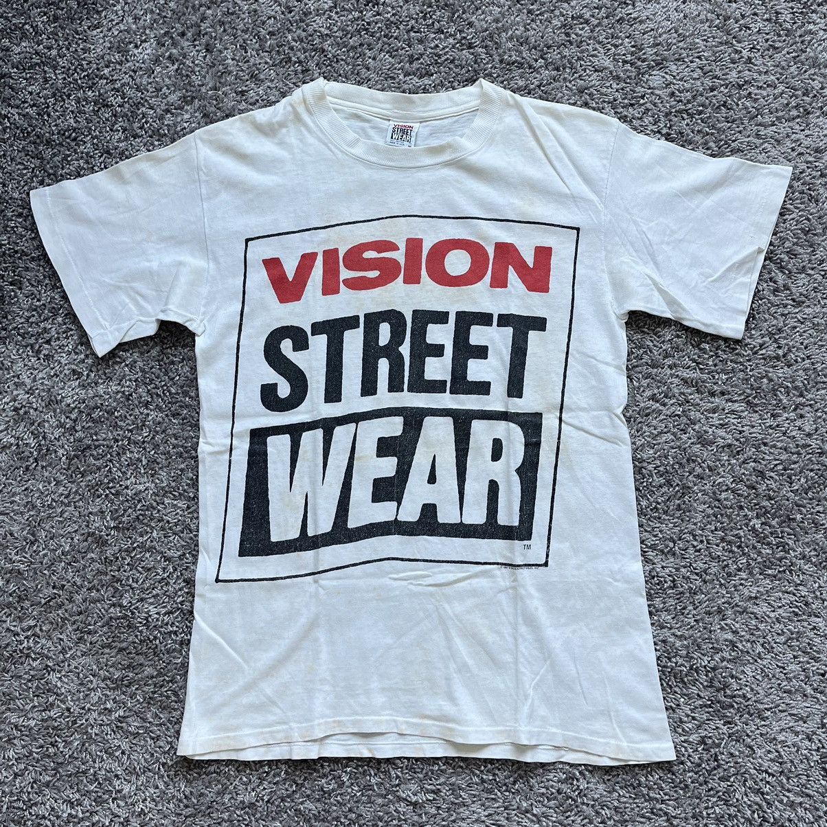 Vintage × Vision Streetwear Vintage 80s Vision Street Wear T-Shirt Double Sided Size M Size US M / EU 48-50 / 2 - 1 Thumbnail