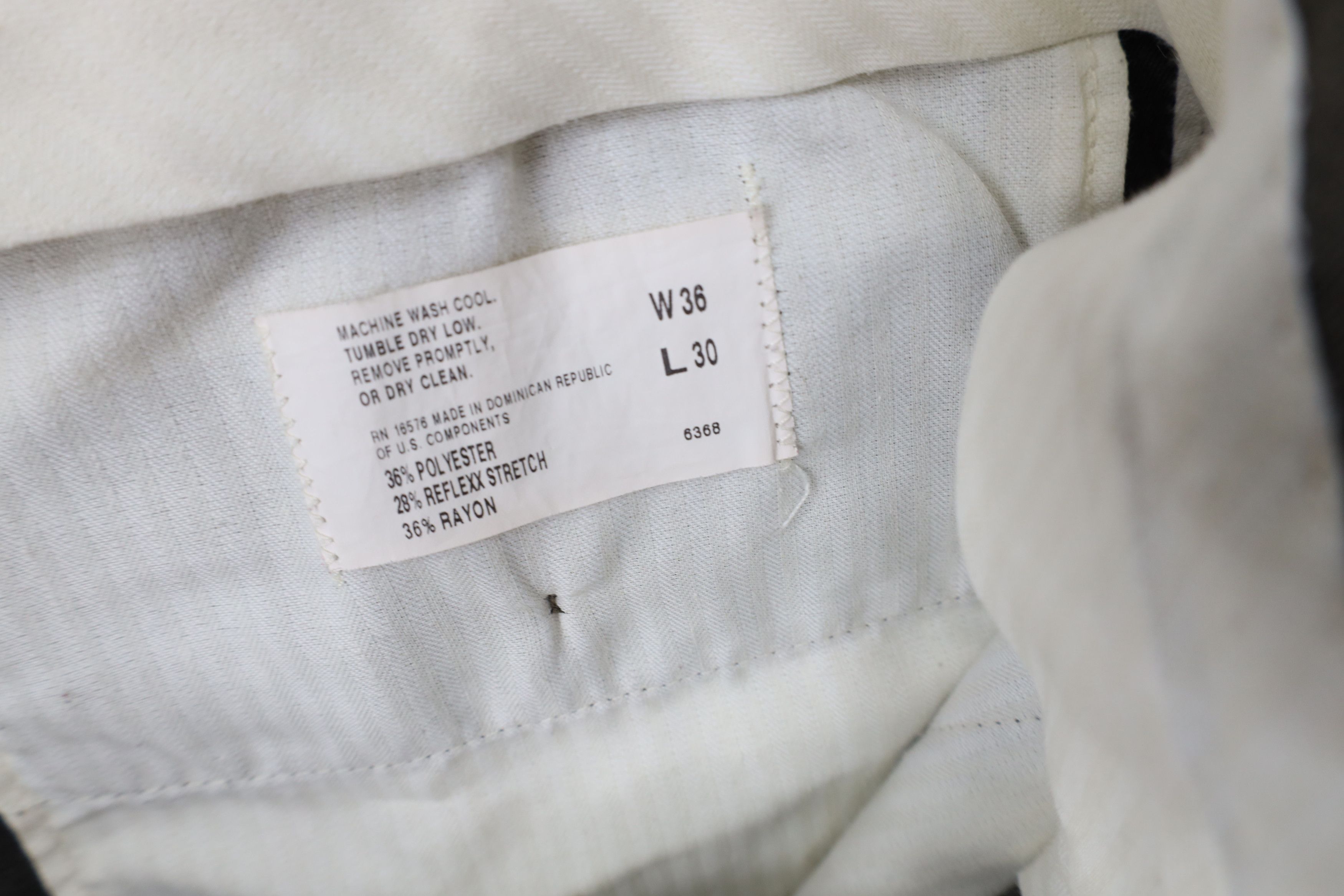 Vintage Vintage 90s Streetwear Rayon Gabardine Wide Leg Chino Pants Size US 36 / EU 52 - 7 Thumbnail