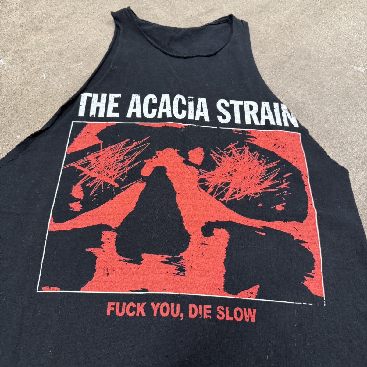 Band Tees THE ACACIA STRAIN FUCK YOU DIE SLOW BAND GRUNGE TANK TOP Size US L / EU 52-54 / 3 - 2 Thumbnail