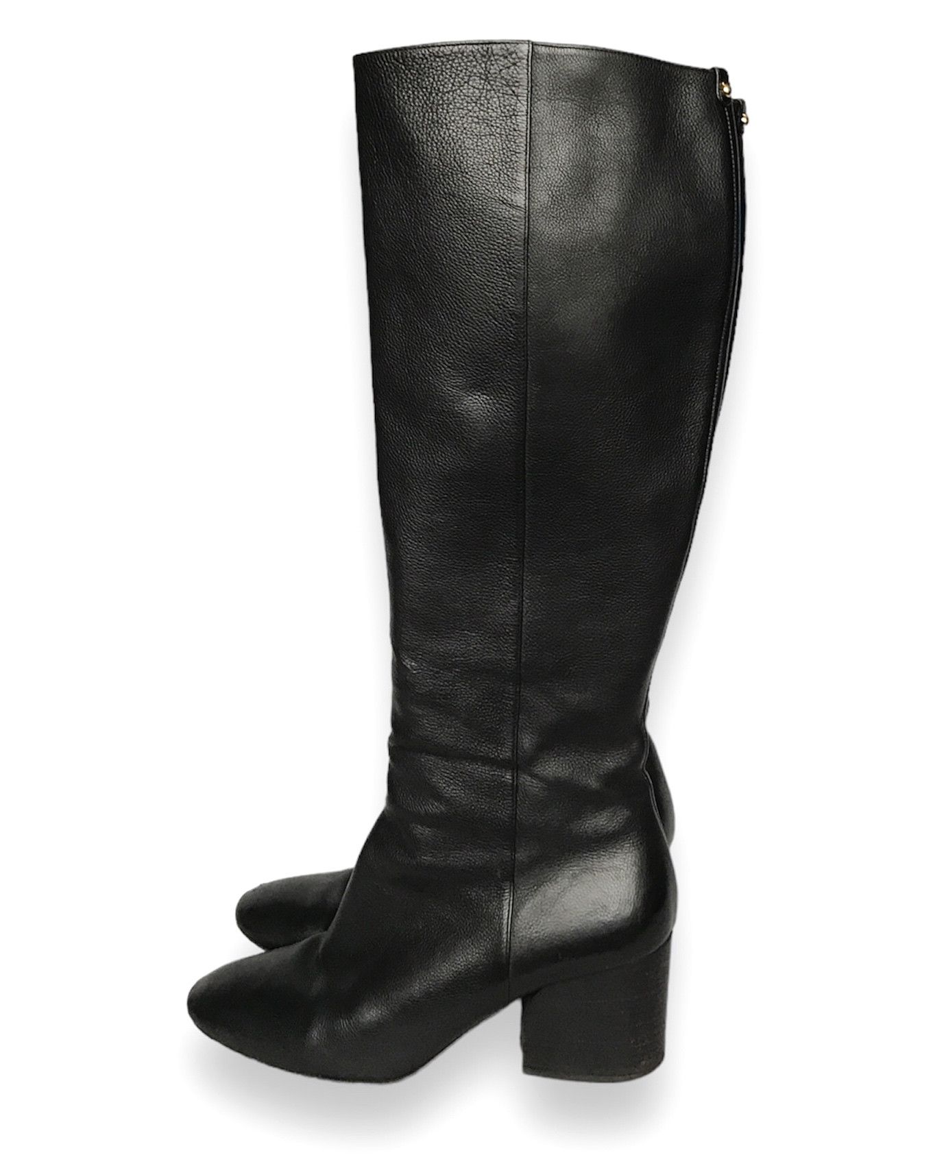 Salvatore Ferragamo × Vintage SALVATORE FERRAGAMO LEATHER KNEE HIGH BOOTS US8.5 EU39 UK6 Size US 8.5 / IT 38.5 - 1 Thumbnail