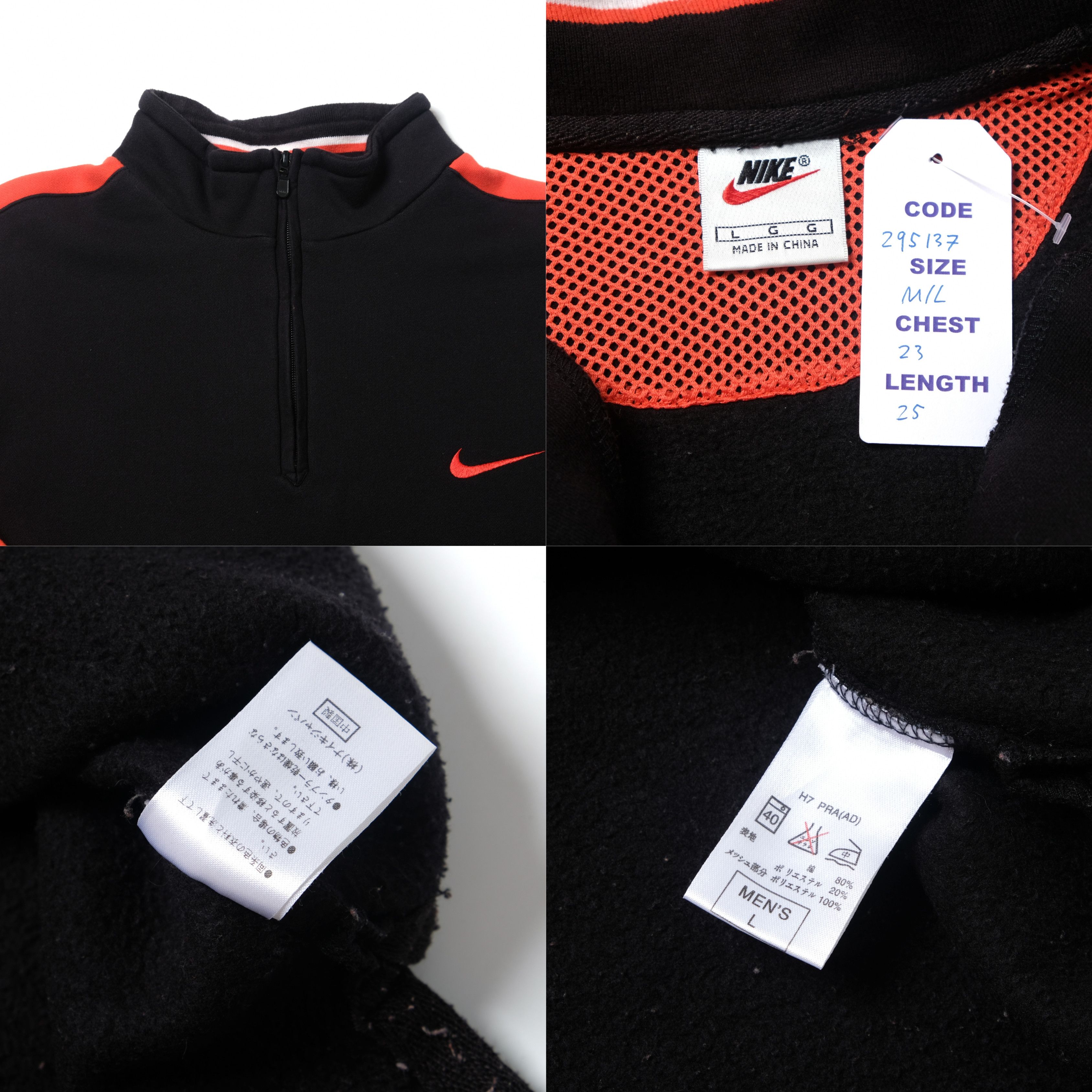 Nike Nike 1990s Vintage Quarter-Zip Sweatshirt (M/L) Size US L / EU 52-54 / 3 - 5 Thumbnail