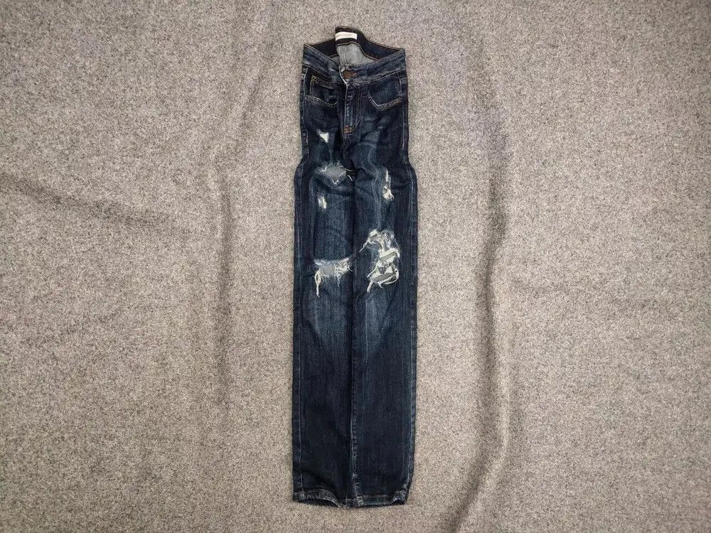 Balmain Pierre Balmain Design 17 CV Distressed Denim Slim Jeans Size US 26 / EU 42 - 1 Thumbnail
