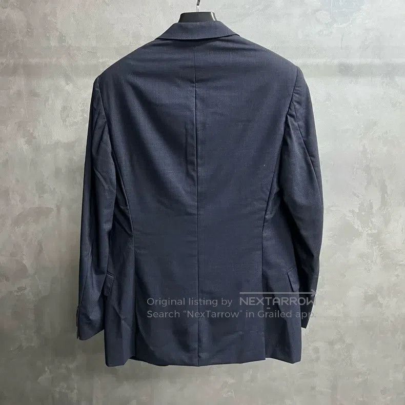 Hermes Hermes Dark Blue High-End Tailored Long Sleeve Blazer Size 46R - 2 Thumbnail