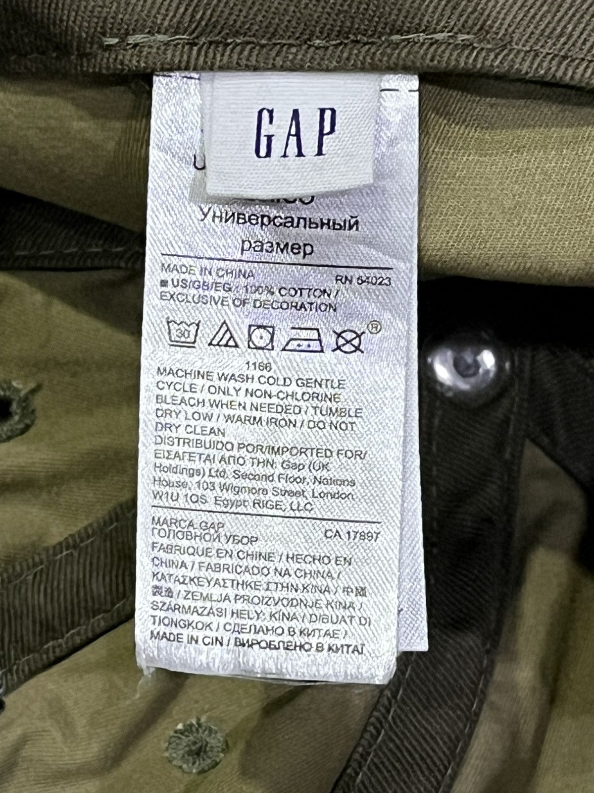 Gap Vintage Y2K GAP Camo Cap 3D Embroidery Elastic Strapback Size ONE SIZE - 10 Thumbnail