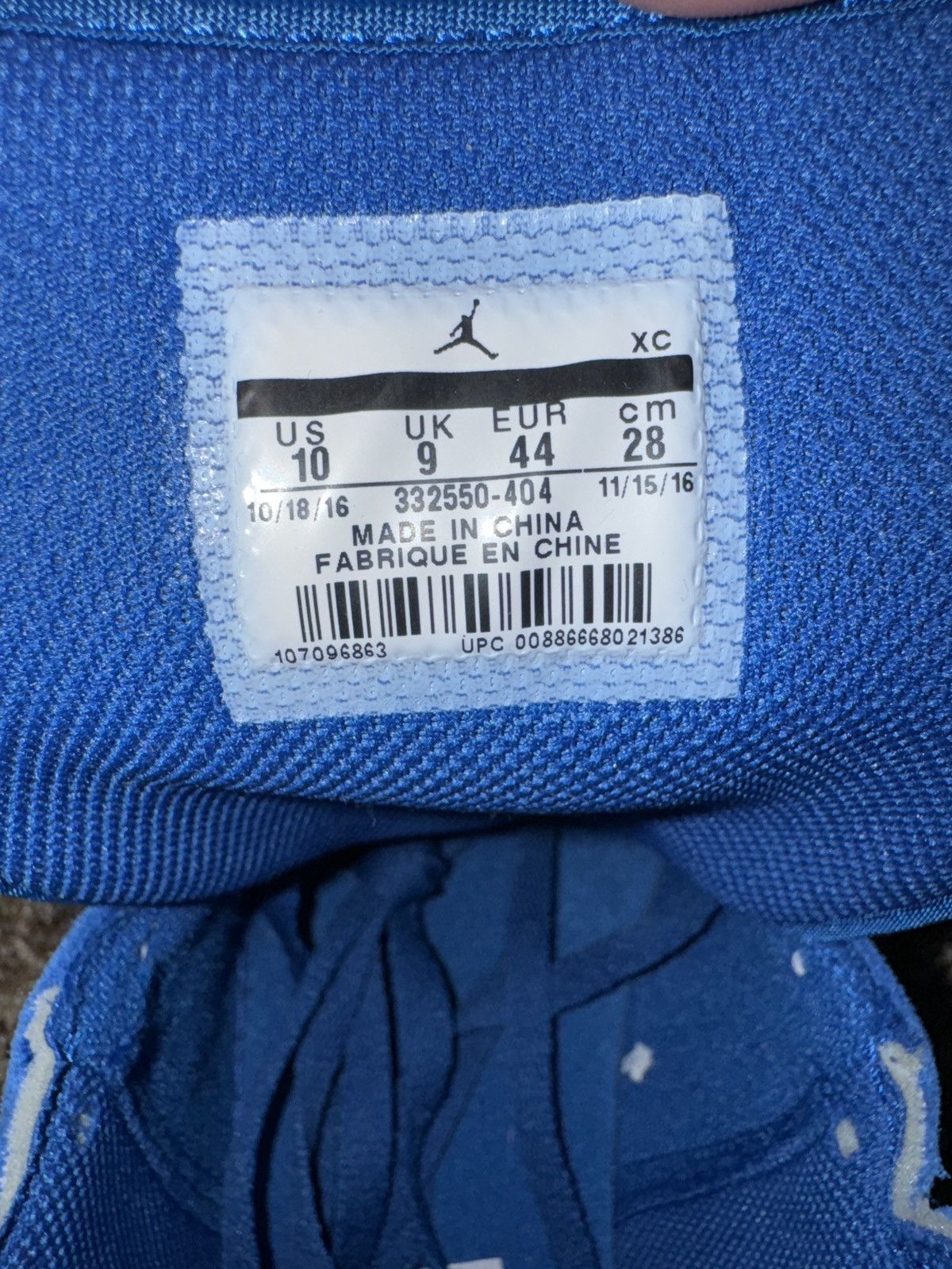 Jordan Brand Jordan 1 Retro Blue Suede Size US 10 / EU 43 - 3 Thumbnail