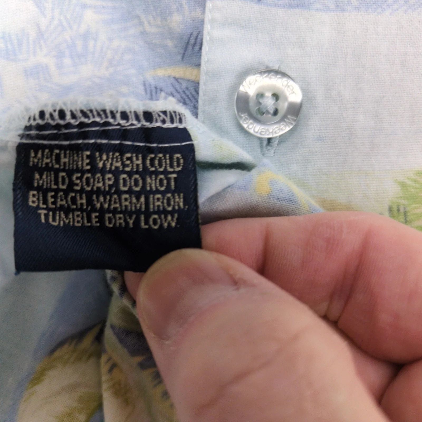 Vintage Weekender Button Up Tropical Fishing Shirt Men's L Hawaiian Size US L / EU 52-54 / 3 - 10 Thumbnail