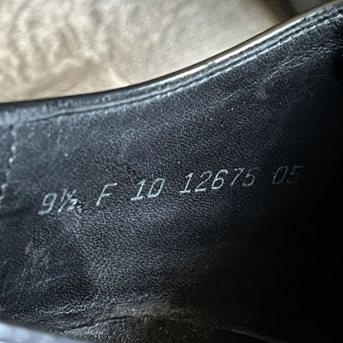 Designer × LLOYD × Vintage Vintage Larson by Lloyd Wing Tip Black Leather Loafers Shoes Size US 10.5 / EU 43-44 - 11 Thumbnail