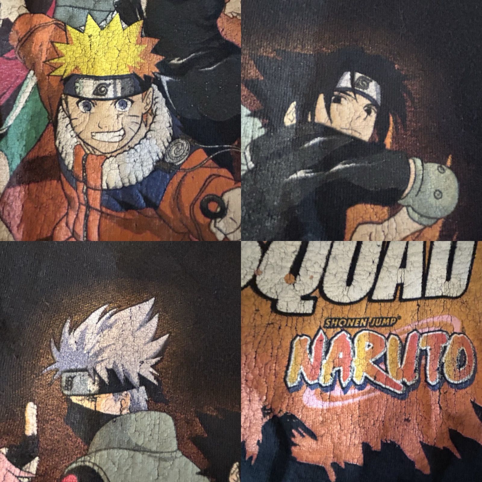 Vintage VINTAGE Naruto Shonen Jump Squad 7 Shirt Mens L Black Viz Logo Graphic Print USA 2002 Anime Shirt Mens Size US L / EU 52-54 / 3 - 8 Thumbnail